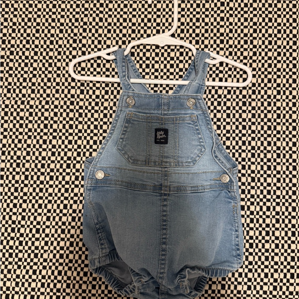 OshKosh B'gosh Blue Denim Overalls with Adjustable Straps
